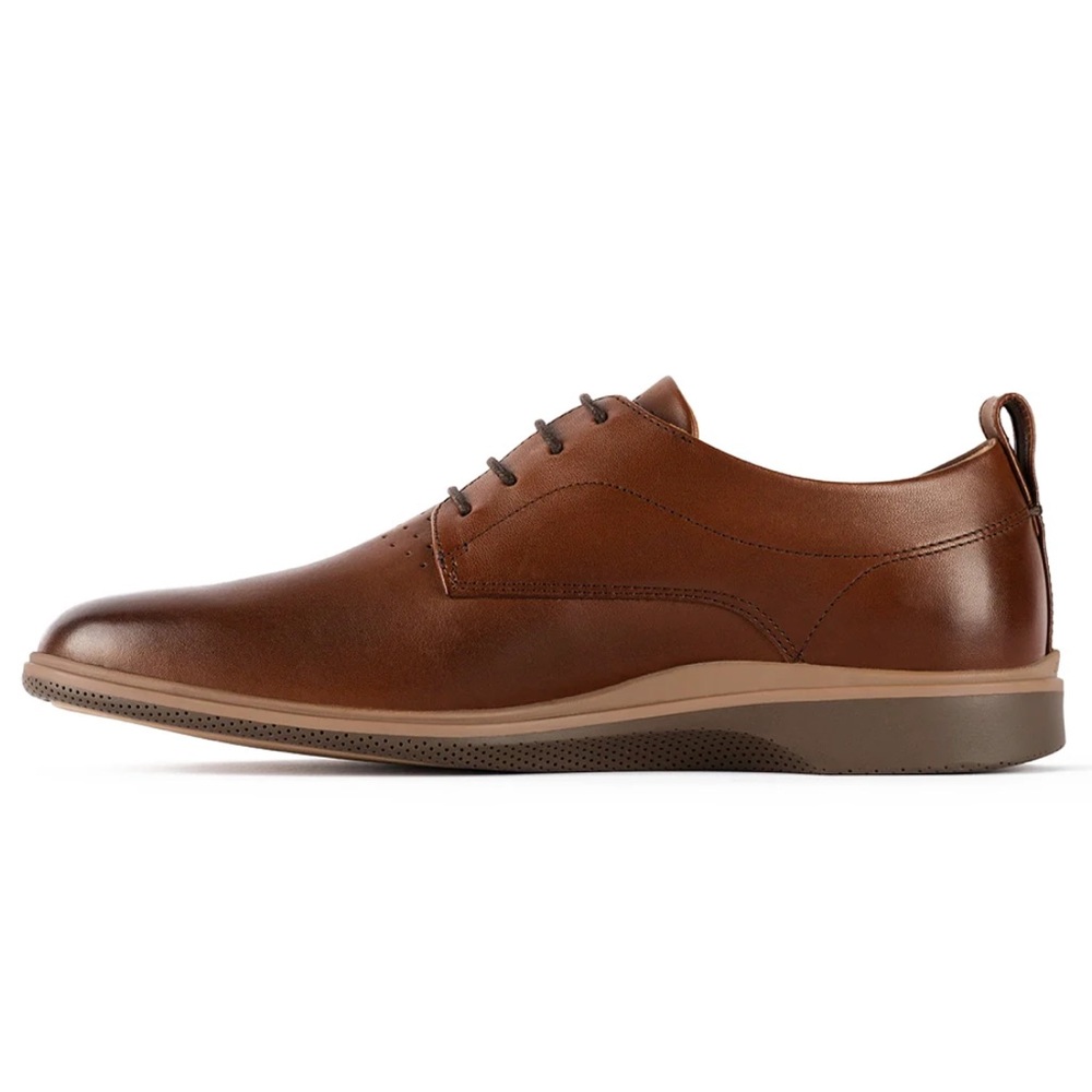 Amberjack Brown Leather Oxford Shoes